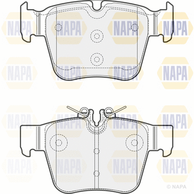 Brake Pad Set, disc brake (PBP7107)