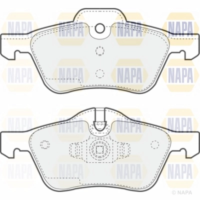 Brake Pad Set, disc brake (NBP1457)
