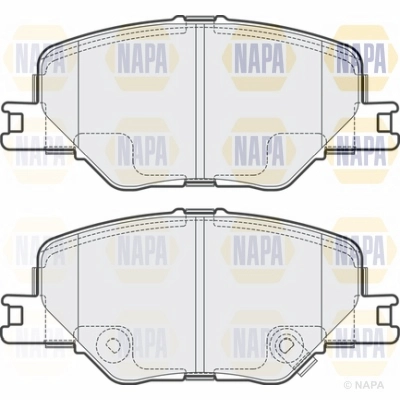 Brake Pad Set, disc brake (NBP1653)