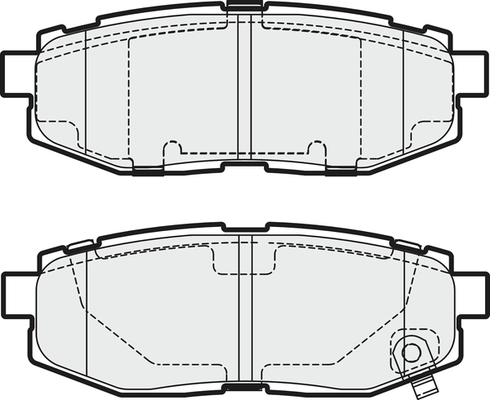 Brake Pad Set, disc brake (PBP7953)