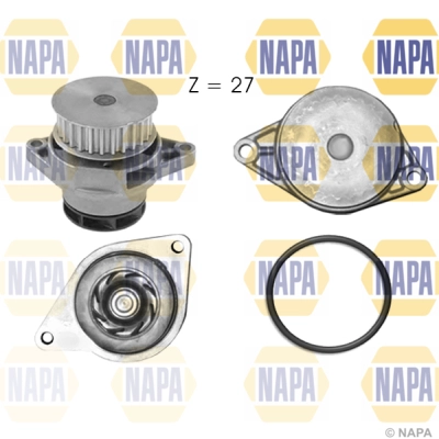 Water Pump, engine cooling (NWP1033)