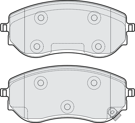 Brake Pad Set, disc brake (PBP7966)
