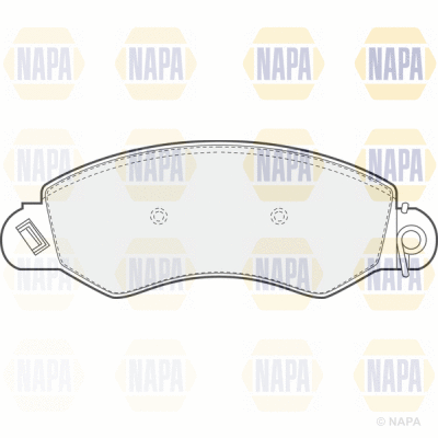 Brake Pad Set, disc brake (PBP7258)