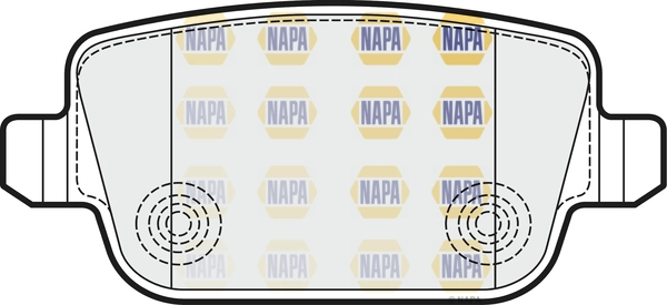 Brake Pad Set, disc brake (NBP1442)