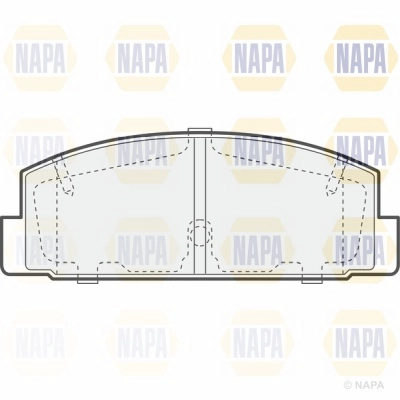 Brake Pad Set, disc brake (NBP1278)