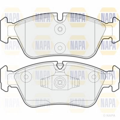 Brake Pad Set, disc brake (NBP1055)
