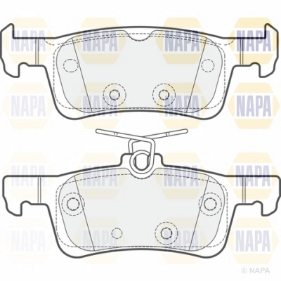 Brake Pad Set, disc brake (NBP1109)