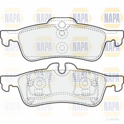 Brake Pad Set, disc brake (NBP1562)