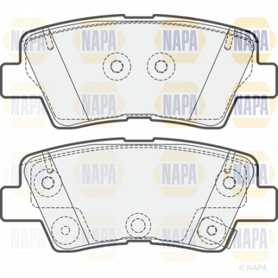 Brake Pad Set, disc brake (NBP1688)