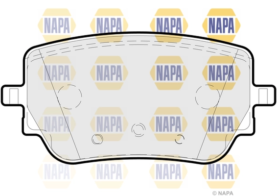Brake Pad Set, disc brake (NBP1679)
