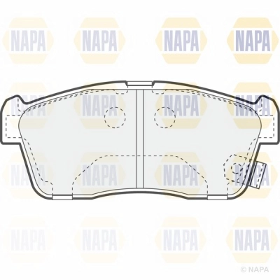 Brake Pad Set, disc brake (NBP1225)