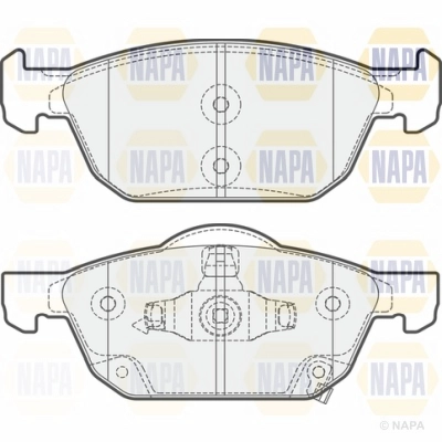 Brake Pad Set, disc brake (NBP1703)