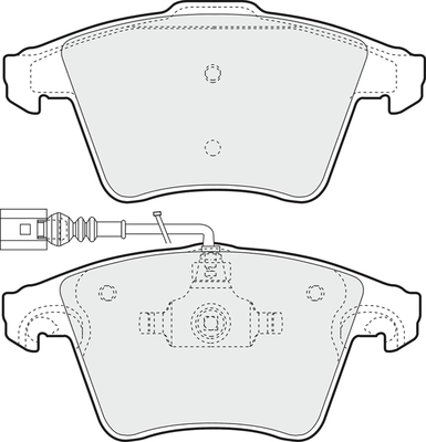 Brake Pad Set, disc brake (PBP7944)