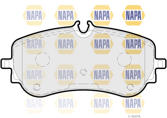 Brake Pad Set, disc brake (NBP1648)