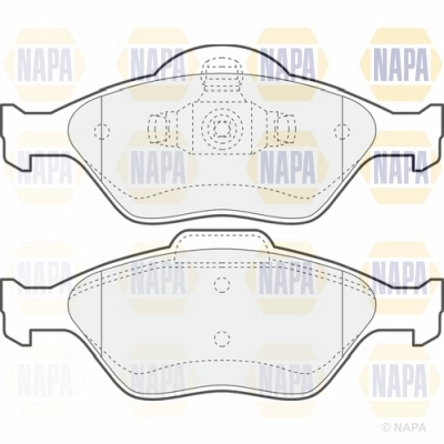 Brake Pad Set, disc brake (NBP1111)