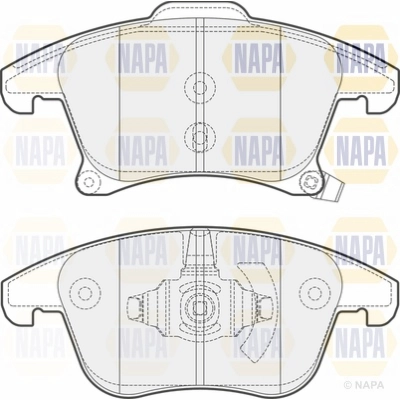 Brake Pad Set, disc brake (NBP1523)