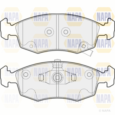 Brake Pad Set, disc brake (PBP7563)