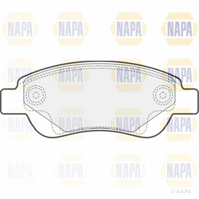 Brake Pad Set, disc brake (NBP1412)