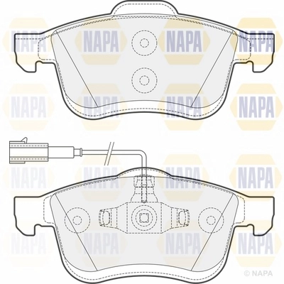 Brake Pad Set, disc brake (NBP1431)