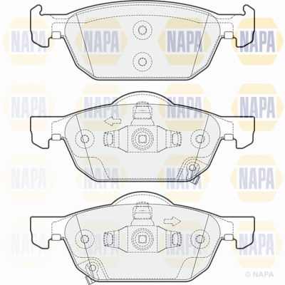 Brake Pad Set, disc brake (PBP7502)
