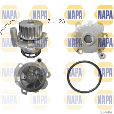 Water Pump, engine cooling (NWP1038)