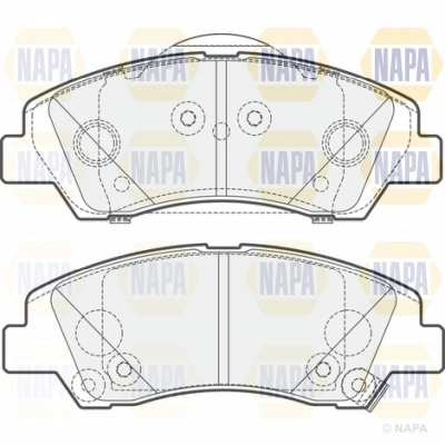 Brake Pad Set, disc brake (NBP1301)