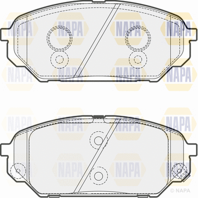 Brake Pad Set, disc brake (PBP7697)