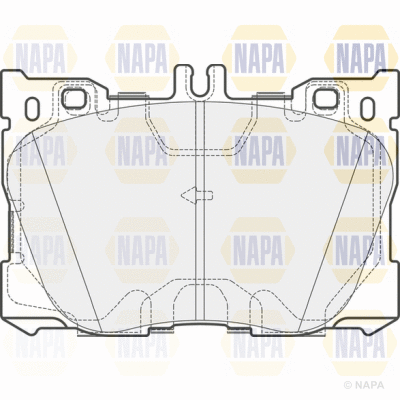 Brake Pad Set, disc brake (PBP7106)