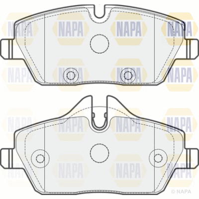 Brake Pad Set, disc brake (PBP7312)