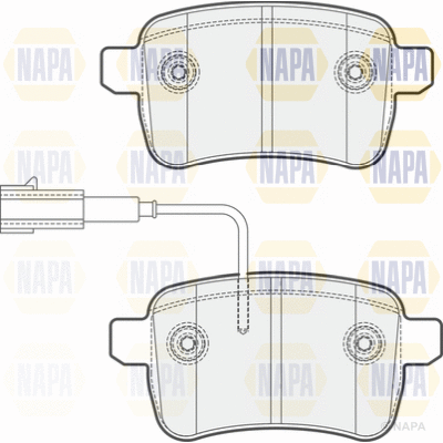 Brake Pad Set, disc brake (PBP7191)