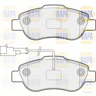 Brake Pad Set, disc brake (PBP7707)