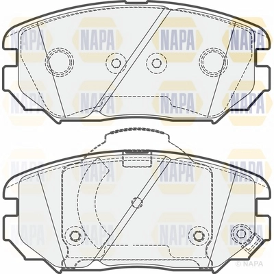 Brake Pad Set, disc brake (NBP1775)