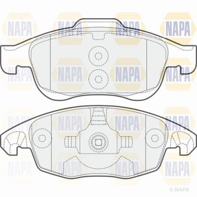 Brake Pad Set, disc brake (PBP7032)