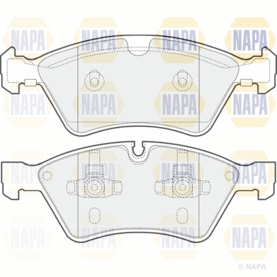 Brake Pad Set, disc brake (PBP7157)