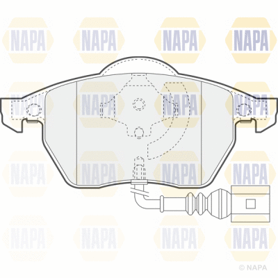 Brake Pad Set, disc brake (PBP7408)