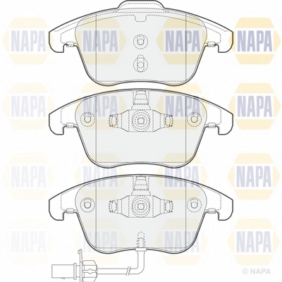 Brake Pad Set, disc brake (NBP1279)
