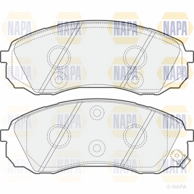 Brake Pad Set, disc brake (NBP1505)
