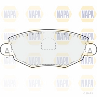 Brake Pad Set, disc brake (NBP1180)