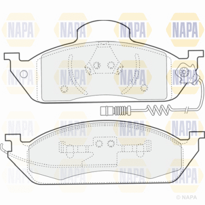 Brake Pad Set, disc brake (PBP7286)