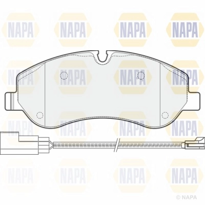 Brake Pad Set, disc brake (NBP1433)