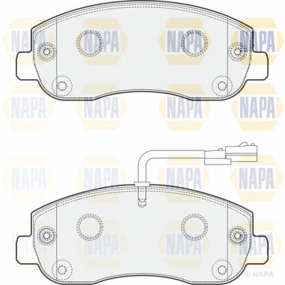 Brake Pad Set, disc brake (NBP1068)