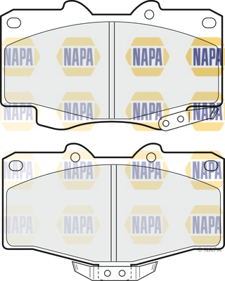 Brake Pad Set, disc brake (NBP1196)