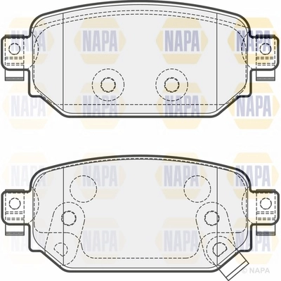 Brake Pad Set, disc brake (NBP1650)