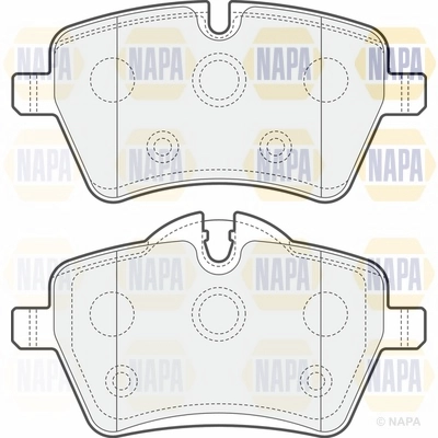 Brake Pad Set, disc brake (NBP1197)