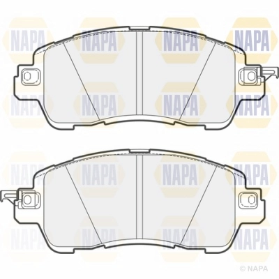 Brake Pad Set, disc brake (NBP1627)