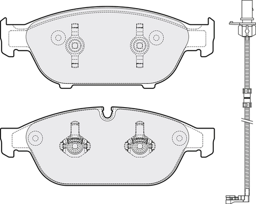 Brake Pad Set, disc brake (PBP7939)