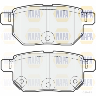 Brake Pad Set, disc brake (NBP1592)