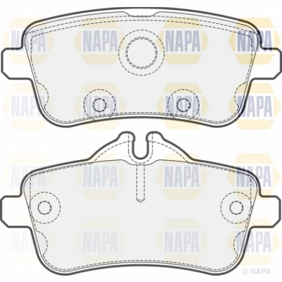 Brake Pad Set, disc brake (NBP1519)
