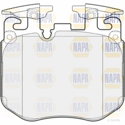 Brake Pad Set, disc brake (NBP1792)