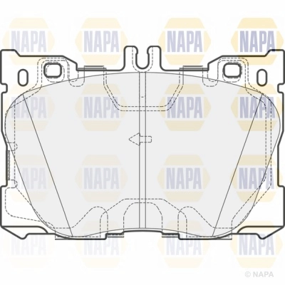 Brake Pad Set, disc brake (NBP1636)